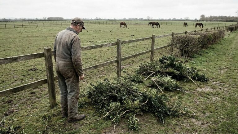 J'ai taillé la haie du pré et jeté les branches derrière la clôture samedi : le vétérinaire m'a demandé de quel arbuste el...