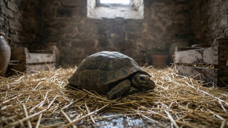 Je rentrais ma tortue à la cave dès les premiers froids chaque automne sans y penser : le printemps où elle ne s'est pas r...