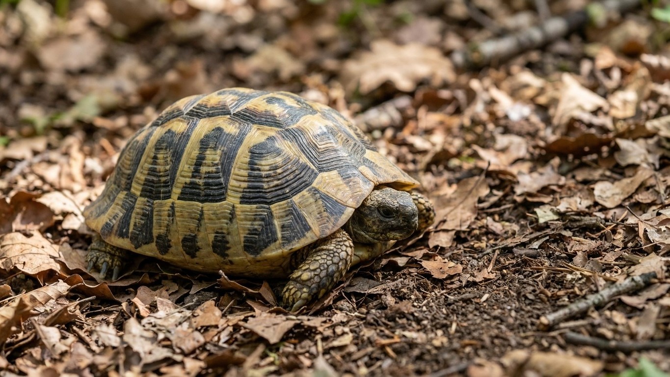 Ma tortue d’Hermann est restée éveillée dans le salon tout l’hiver : le jour où le vétérinaire l’a pesée au printemps, j’ai tout compris