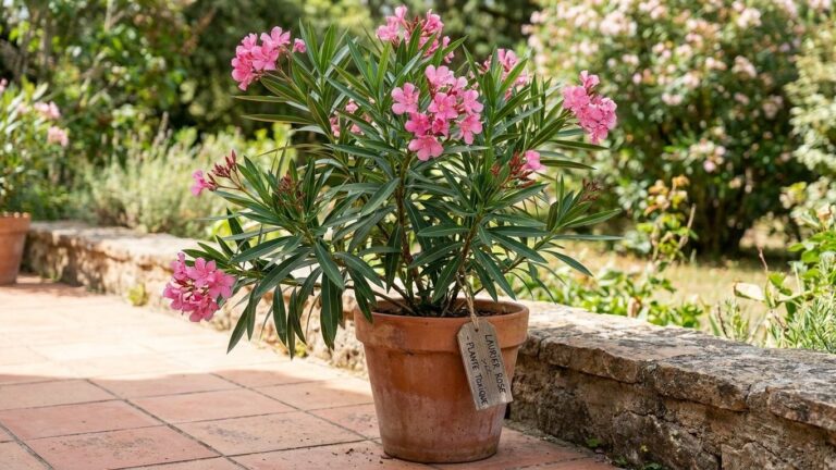 Rentré du jardin, j'ai posé le laurier-rose près du panier du chien : le vétérinaire m'a demandé combien de feuilles manqu...