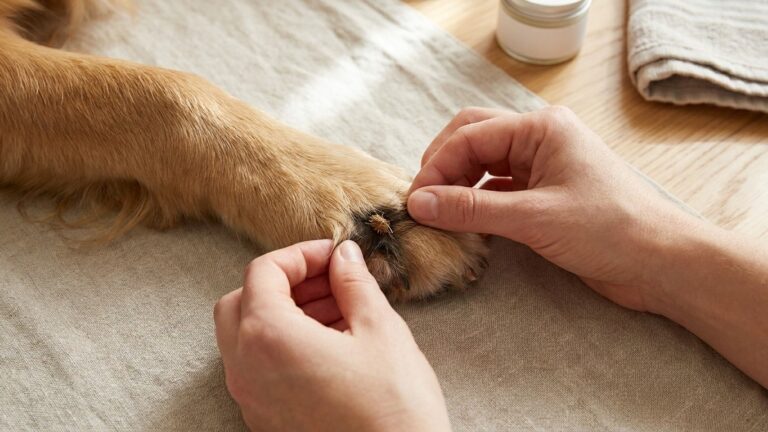 Si votre chien se lèche la même patte sans arrêt en rentrant des chemins secs de septembre, ce n'est pas une coupure : c'e...