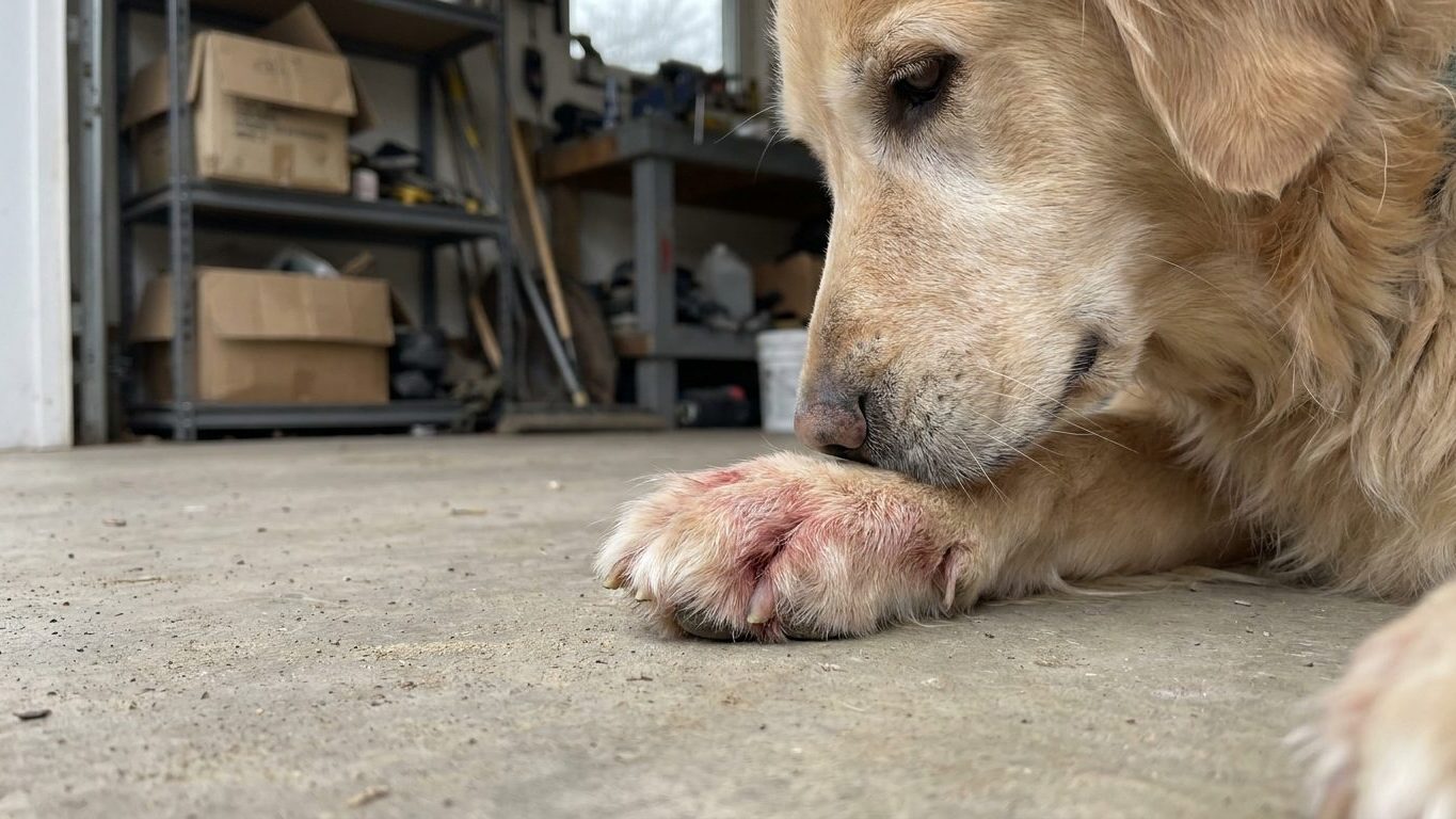 Si votre chien se lèche les pattes et fait otite sur otite depuis la rentrée, ce n’est pas une allergie de saison : c’est ce qui vit dans le sac ouvert au garage