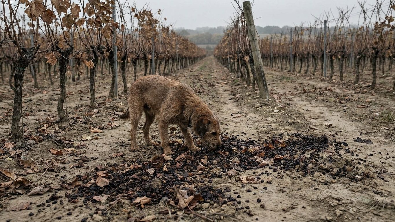 Si votre chien vomit et boit sans arrêt le lendemain d’une balade dans les vignes, ce n’est pas un coup de chaud : c’est ce qu’il a ramassé au sol la veille