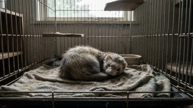 Si votre furet éternue et reste roulé en boule depuis la rentrée, ce n'est pas la poussière de la litière : c'est ce que v...