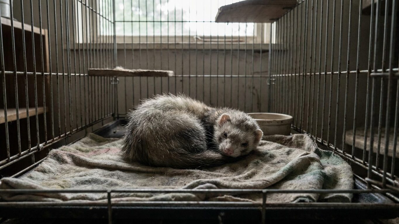 Si votre furet éternue et reste roulé en boule depuis la rentrée, ce n’est pas la poussière de la litière : c’est ce que vous avez rapporté à la maison sans le savoir