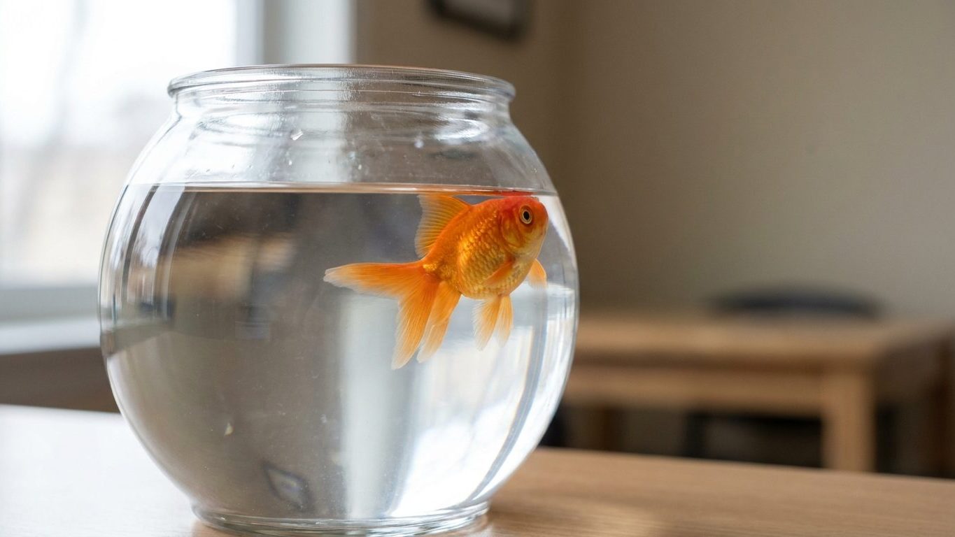 Si votre poisson rouge tourne sans arrêt contre la paroi depuis la fête de septembre, ce n’est pas un jeu : c’est ce que la forme de son bocal lui fait depuis le premier jour