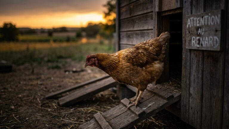 Si votre poule refuse de monter au perchoir à la tombée de la nuit, ce n'est pas un caprice : c'est ce qui sort du bois dè...