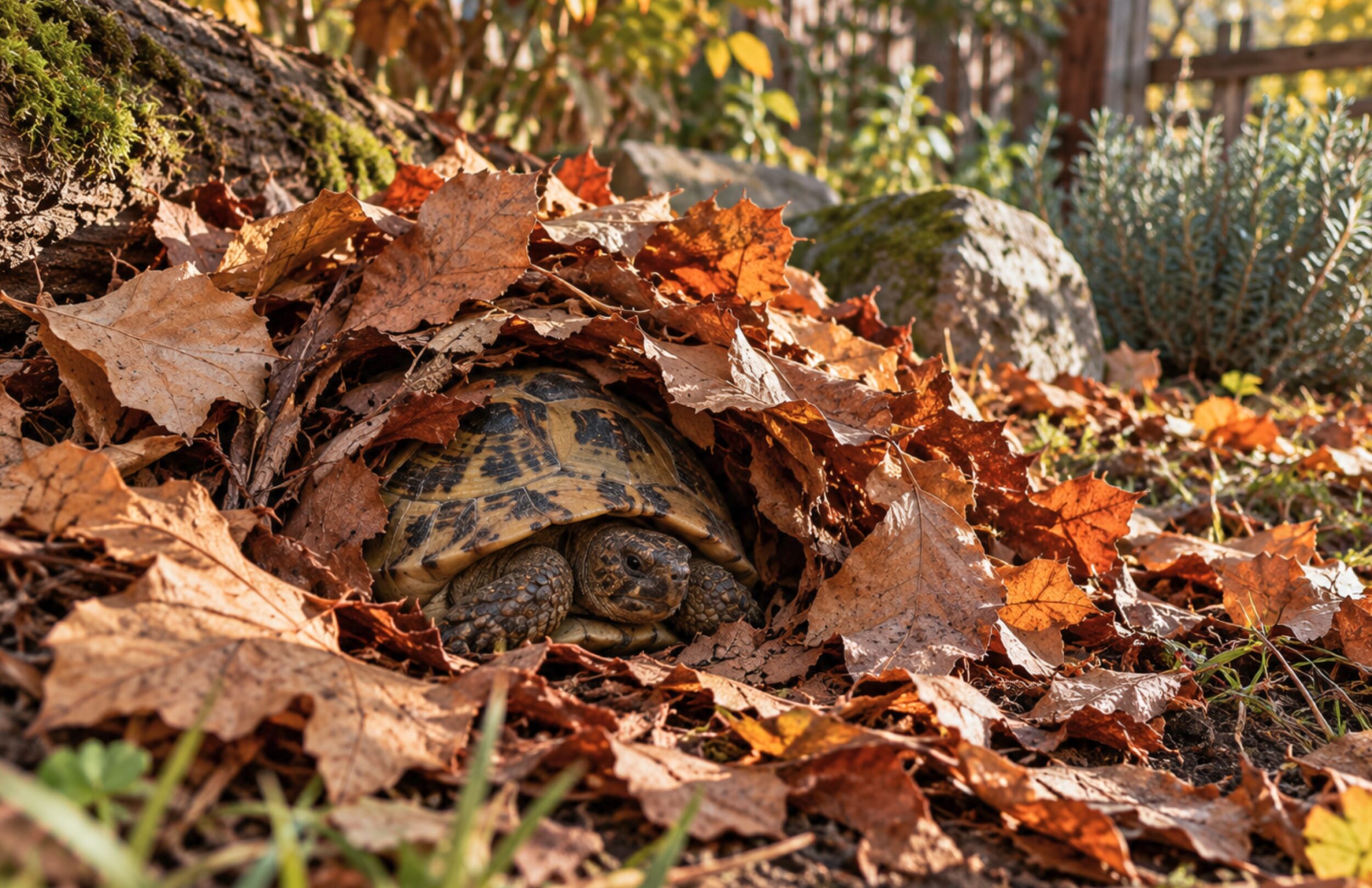 Ce tas de feuilles qui semblait être l'abri parfait pour l'hiver