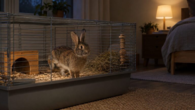 Je grondais mon lapin chaque fois qu'il tambourinait de la patte arrière au milieu de la nuit : une vétérinaire m'a montré...