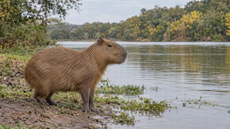 Le capybara, le plus gros rongeur du monde