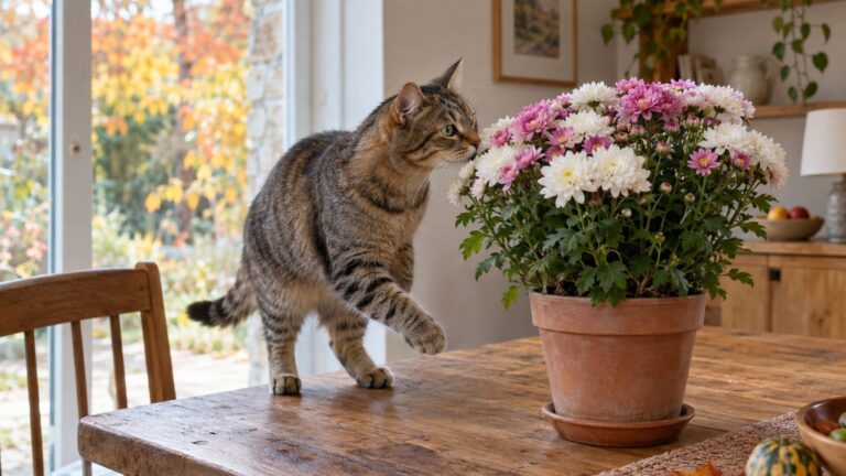 On s'obstine tous à garder les chrysanthèmes de la Toussaint au chaud dans le salon avant d'aller au cimetière : ce que qu...