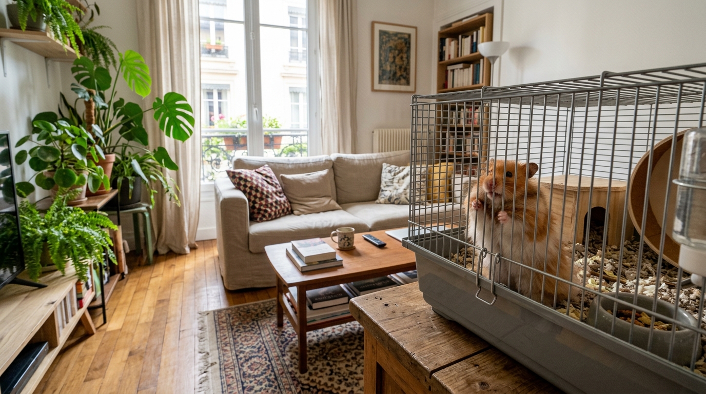 Votre hamster ronge les barreaux de sa cage chaque soir et vous croyez qu’il se fait simplement les dents : les vétérinaires regardent un tout autre détail